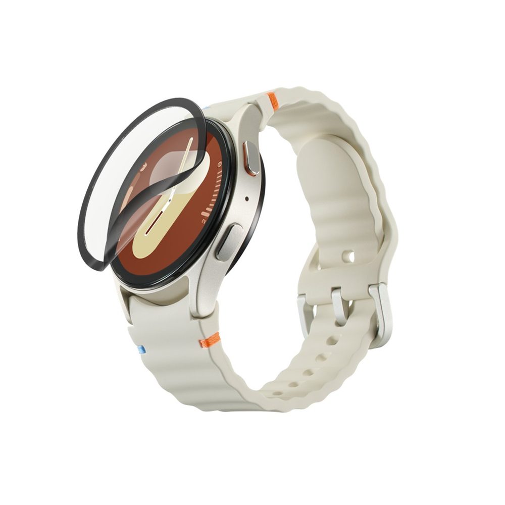 Levně Hama Super Hybrid, ochrana displeje pro Samsung Galaxy Watch 7 / FE, 40 mm, nerozbitná
