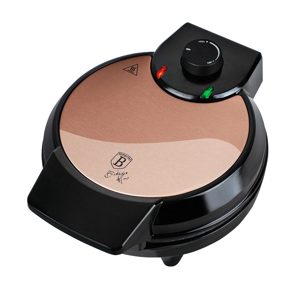 Levně BERLINGERHAUS Vaflovač na 5 vaflí ve tvaru květu Rosegold Metallic Line BH-9450