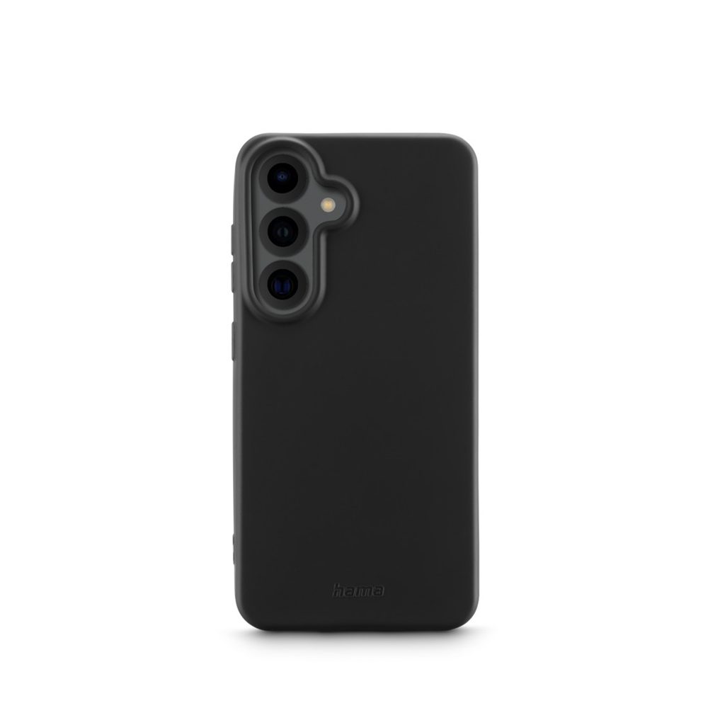 Levně Hama Fantastic Feel, kryt pro Samsung Galaxy S25+, hebký povrch, černý