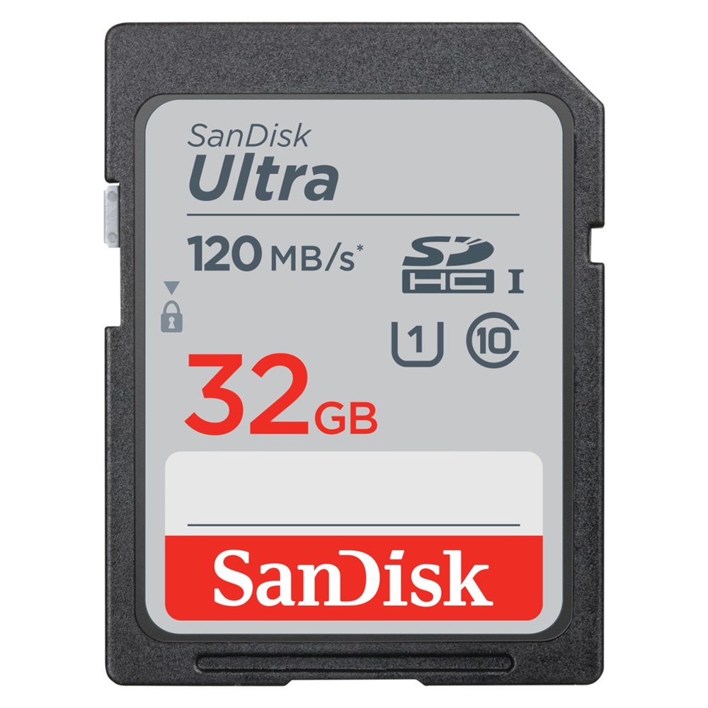 Levně SanDisk Ultra 32 GB SDHC Memory Card 120 MB/s