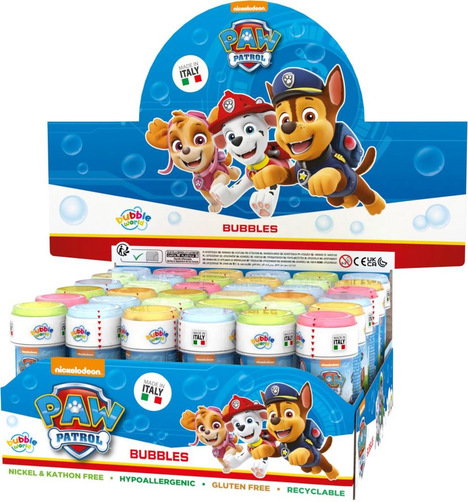 Levně Dulcop bublif Bublifuk Paw Patrol 60ml (dis. 36ks)