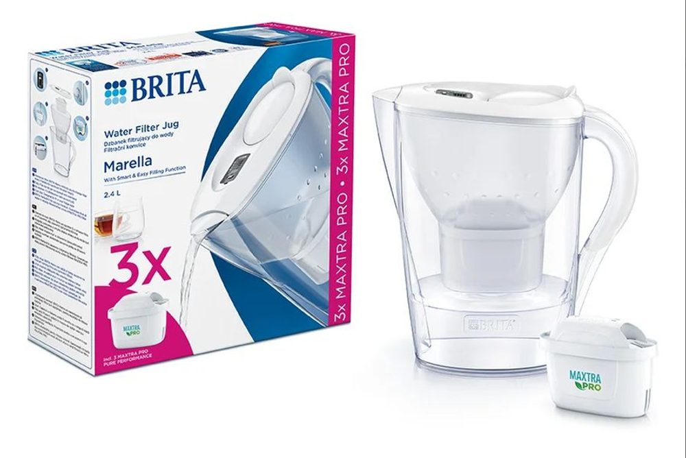 Levně konvice Brita Marella 2,4 bílá + 3x MX Pro PO 2024