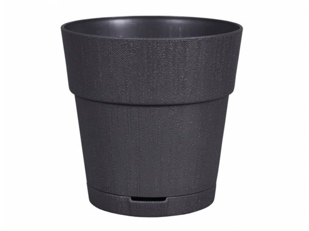 Levně květ. d25xh25cm GRAFIT ETHICA+miska