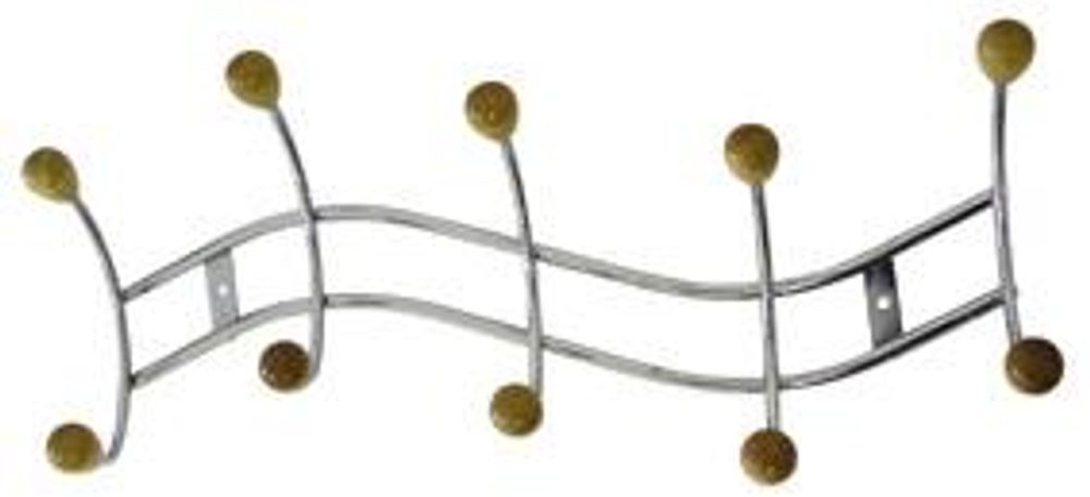 Levně TORO věšák 5 háčků 17 x 44 cm