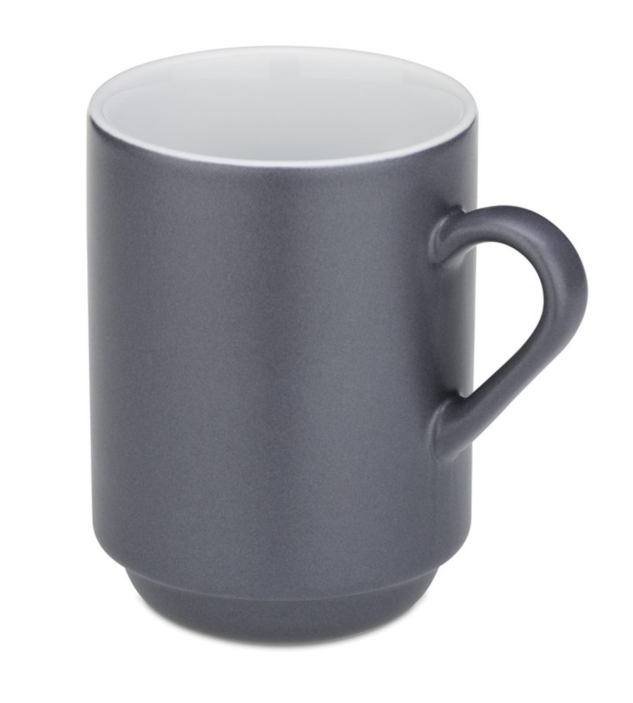 Levně KELA Hrnek keramický 300 ml Mattia sada 2 ks šedá KL-12757