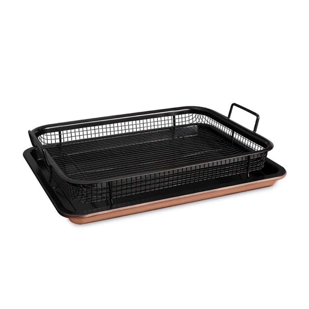 Levně BERLINGERHAUS Pečící plech s titanovým povrchem a kovovým košem 30 x 20,5 cm Black Rose Collection BH-7856