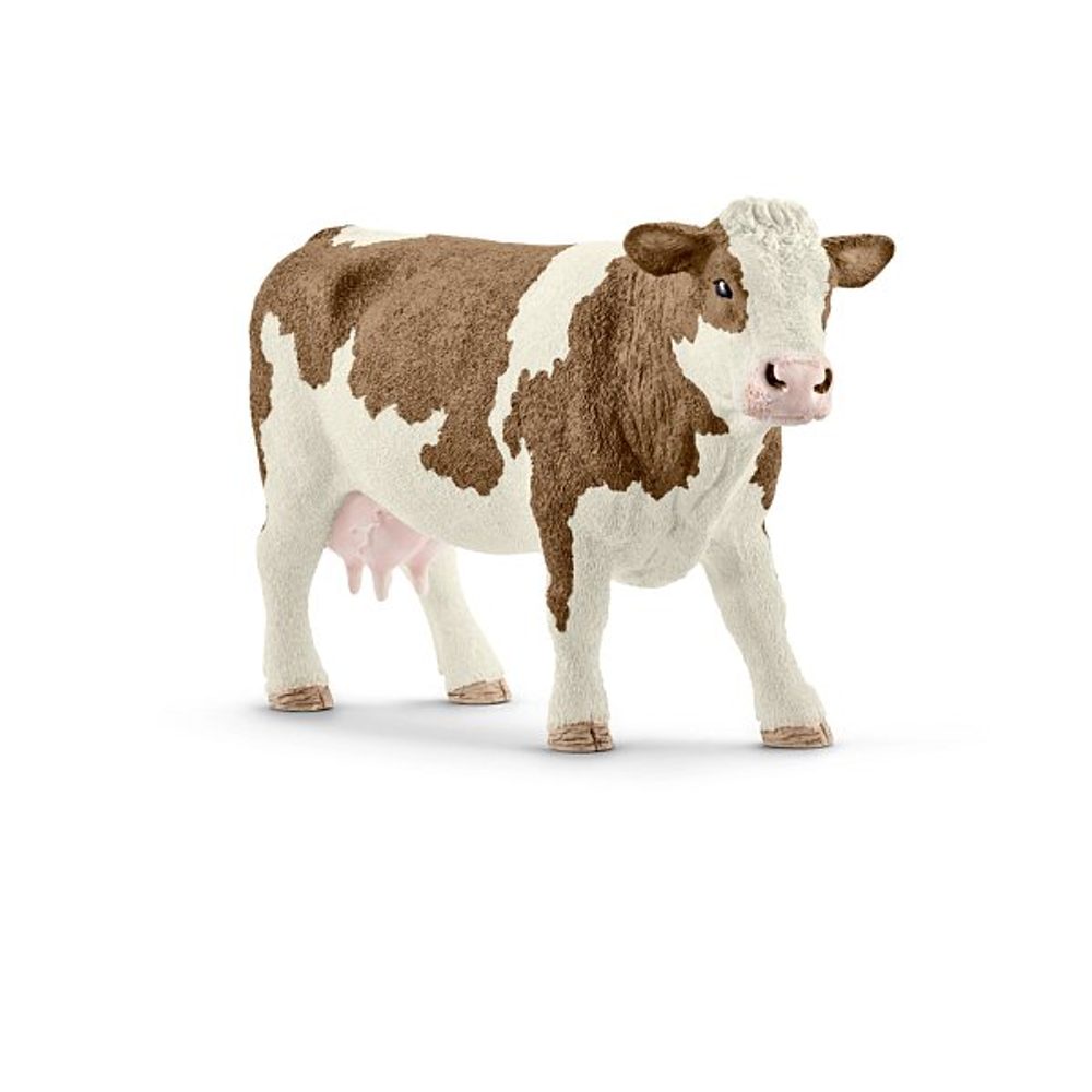 Levně SCHLEICH Zvířátko - kráva simmentálská
