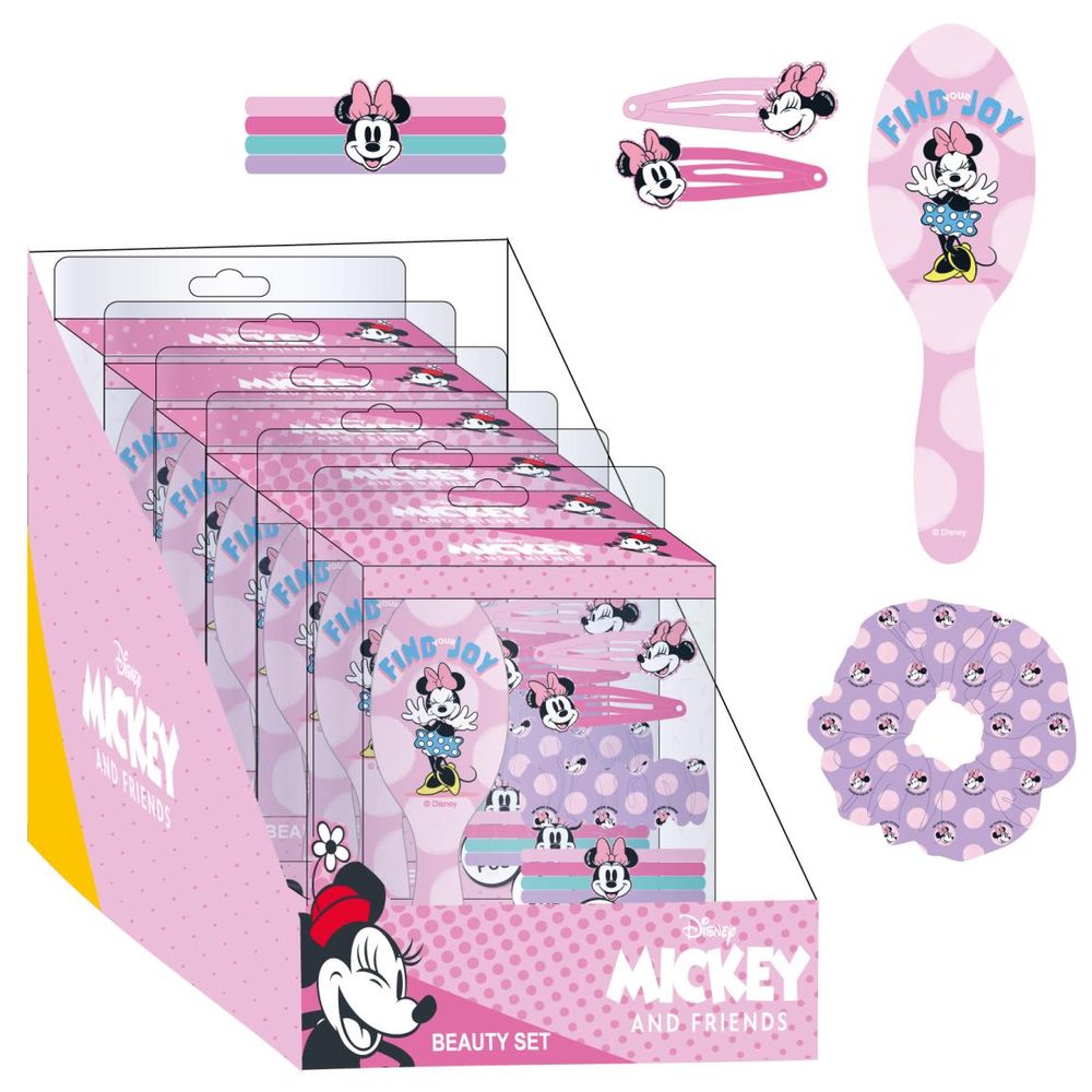Levně Set doplňků do vlasů Minnie 8ks
