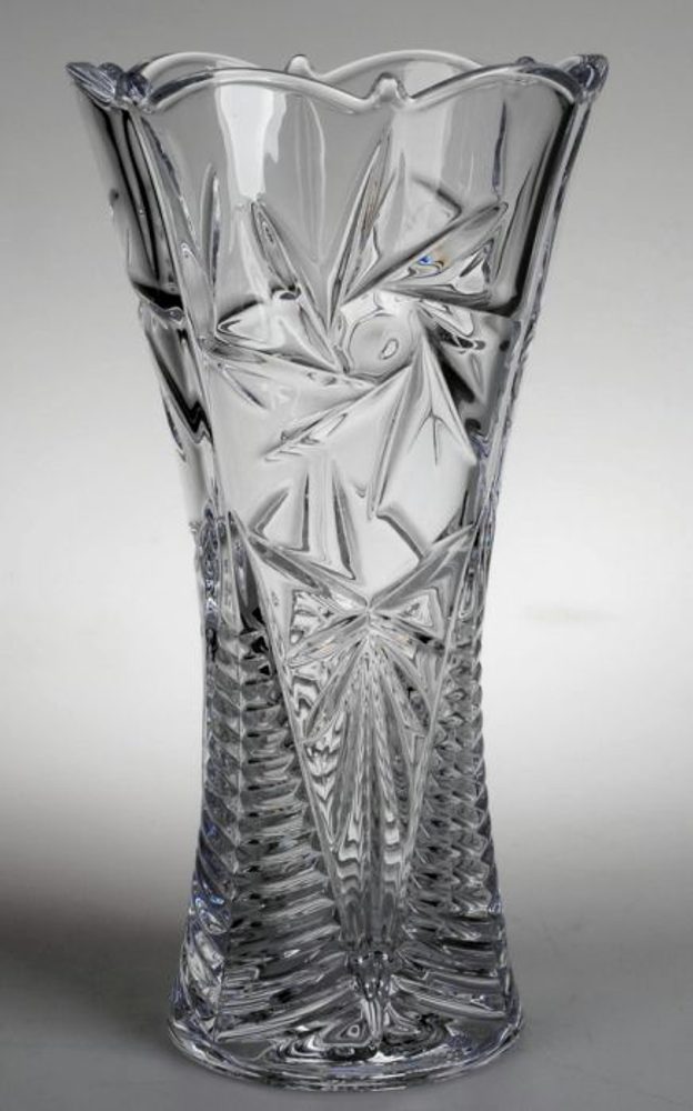 Levně váza 25cm PINWHEEL-NOVA,sklo