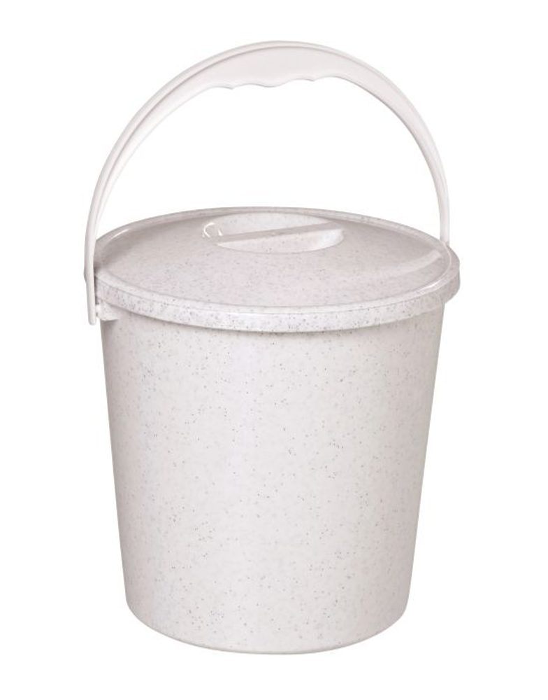 Levně vědro 5,0l s víkem, potrav.atest (modré,granit)