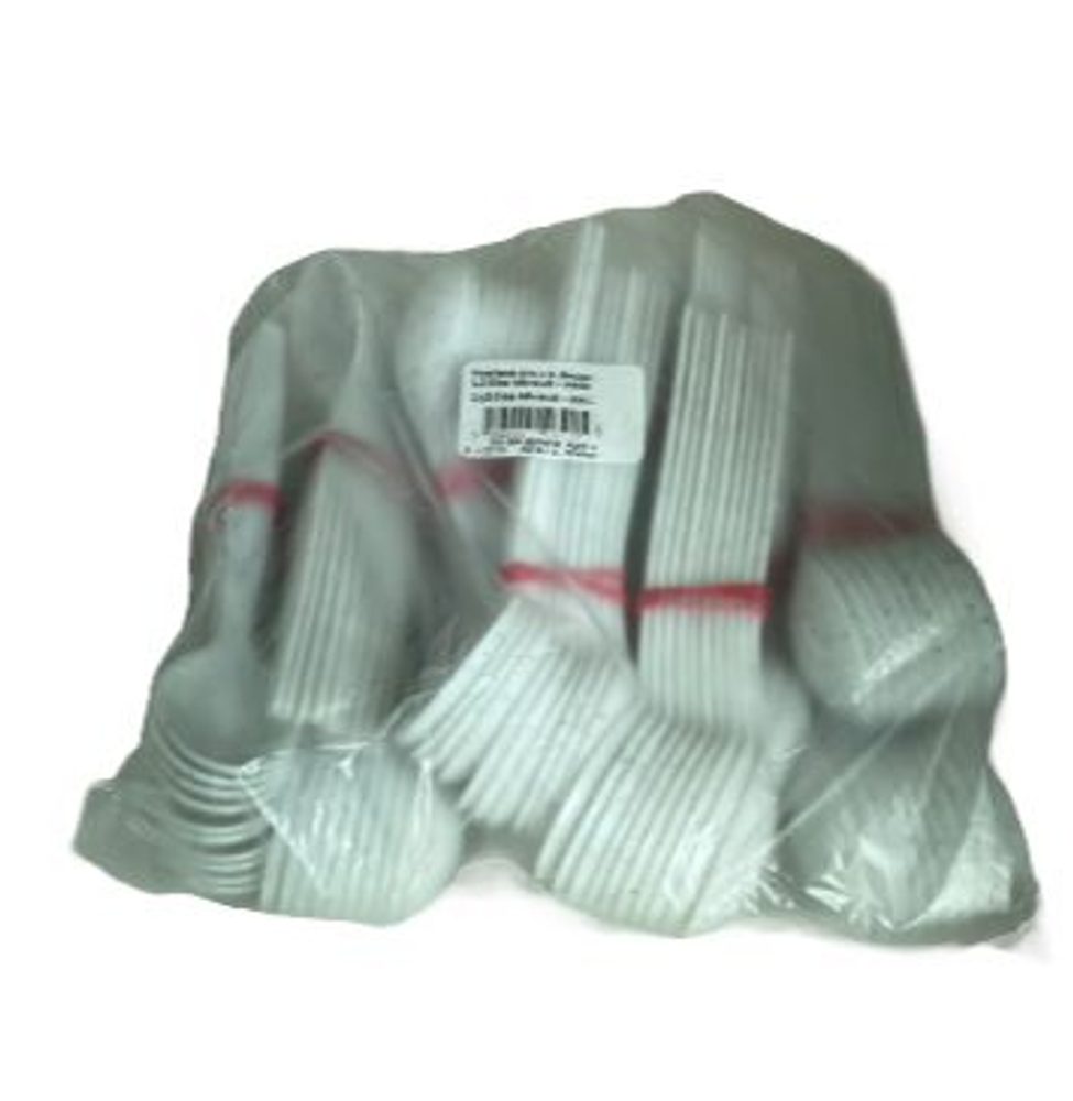 Levně lžíce 10ks káva, sada 100ks, bílá/mramor, plast