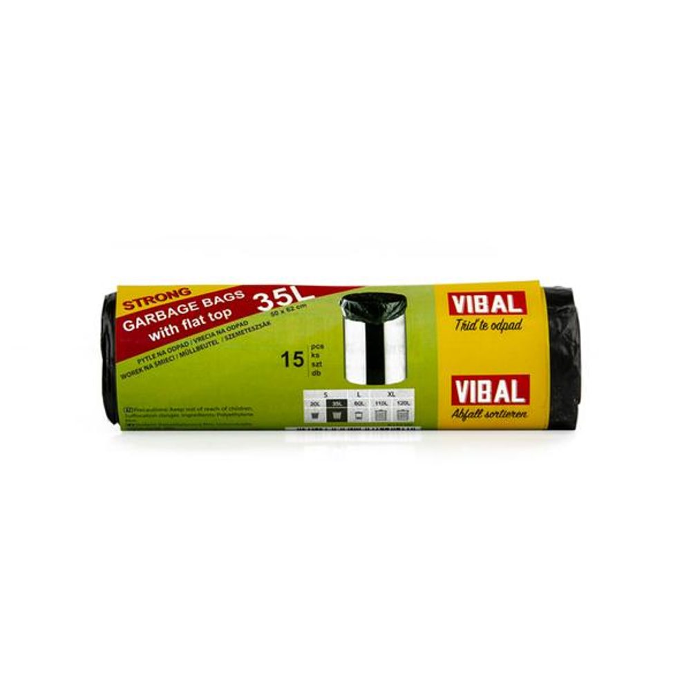 Levně Nezařazeno SÁČEK DO KOŠE HDPE 35L/15KS,52X63CM,118G,13MIKR.,Č