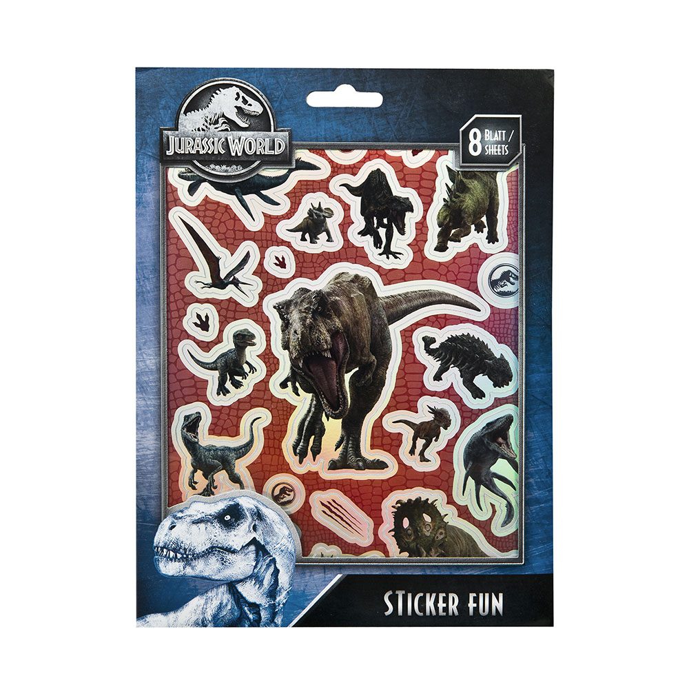 Levně Karton P+P Sada nálepek Jurassic World