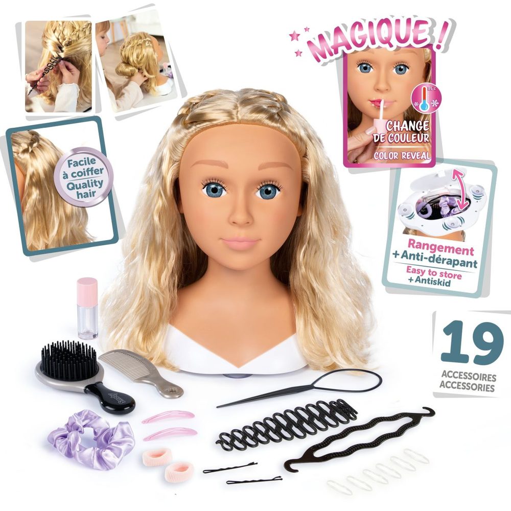 Levně My Beauty Česací hlava Blond
