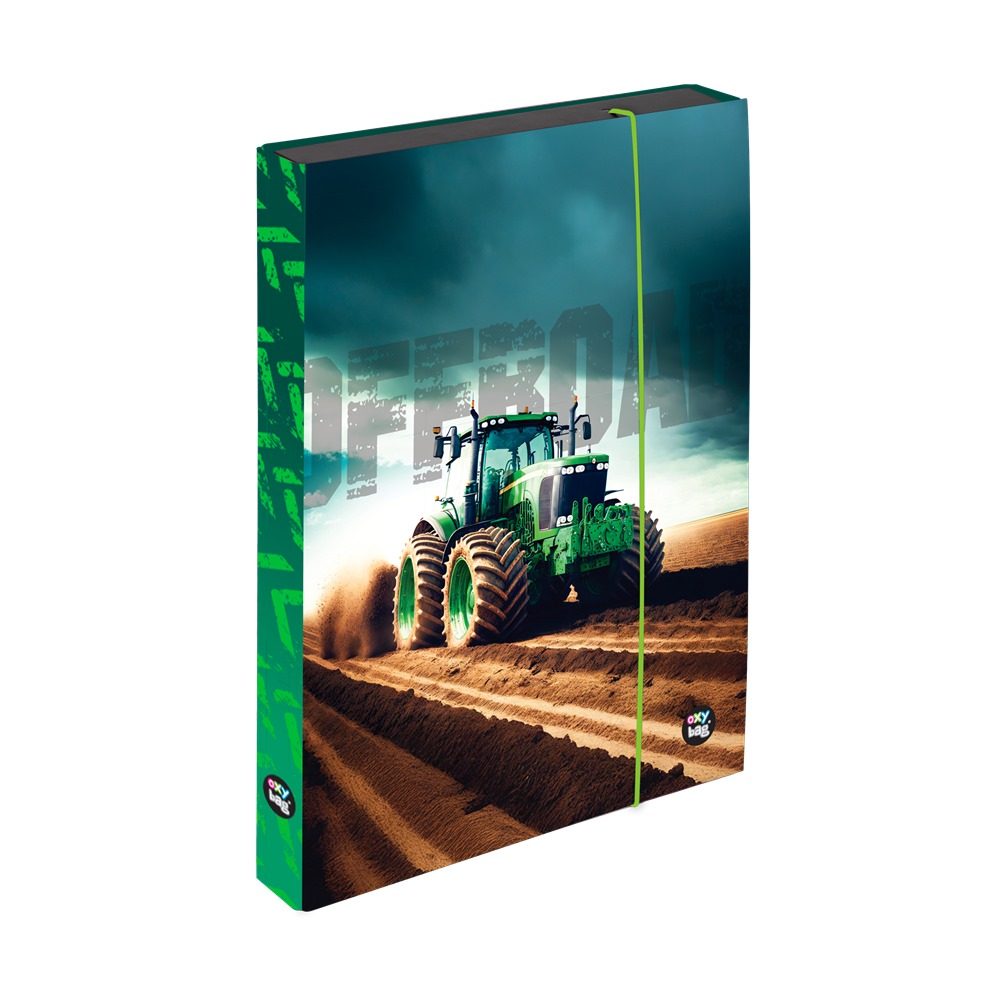 Levně Box na sešity A4 Jumbo traktor