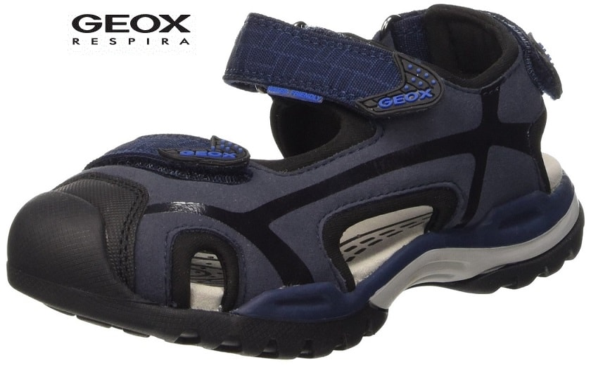 Dětské letní boty GEOX J BOREALIS BOY NAVY/BLACK - 29