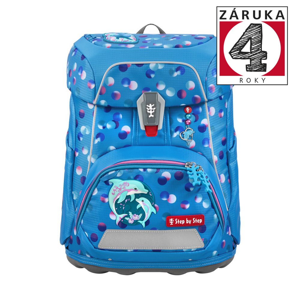 Levně Školní aktovka Step by Step FIT, Dolphin Finja, AGR certifikát