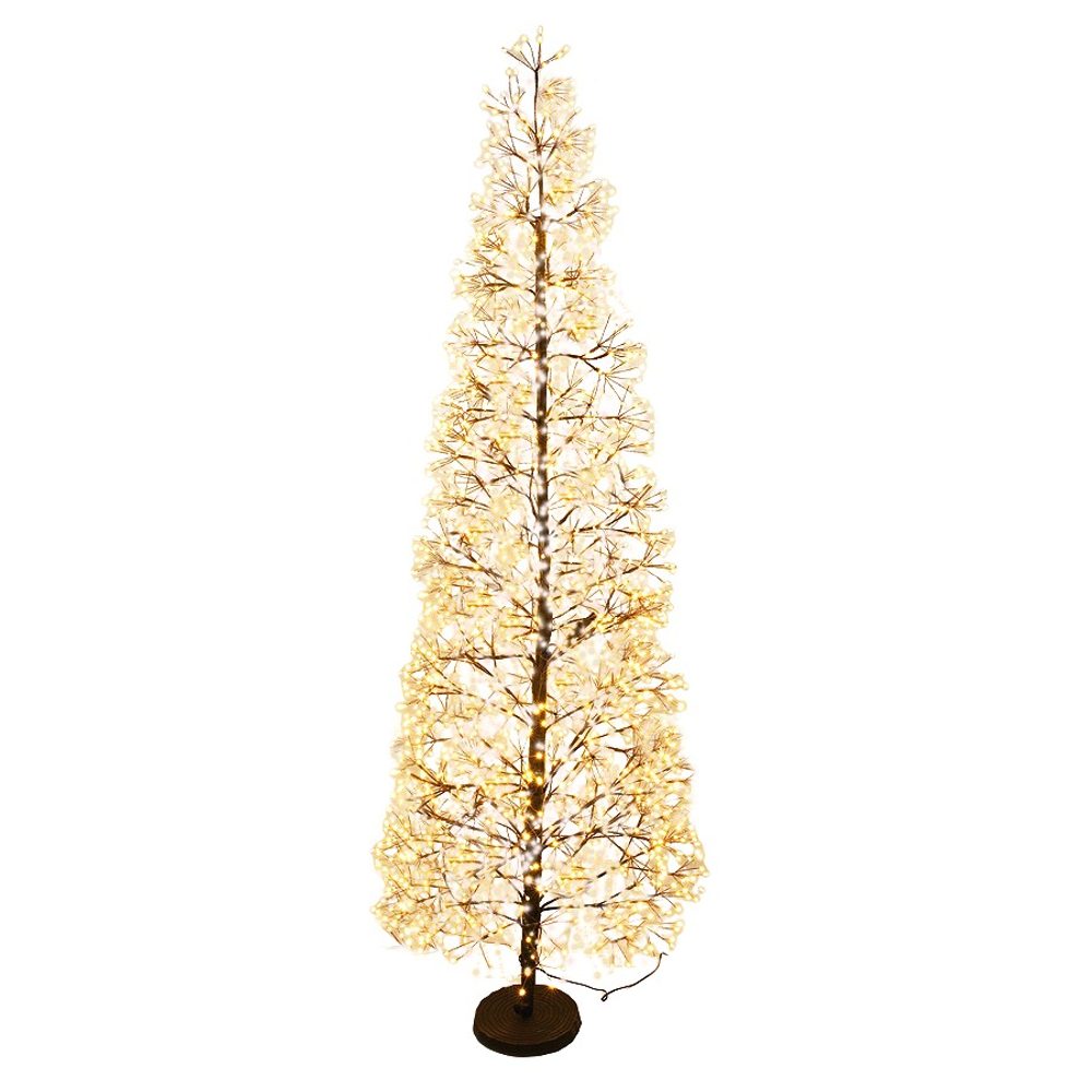Levně HOMESTYLING Dekorativní světelný stromek 1600 LED 150 cm KO-AX5390050