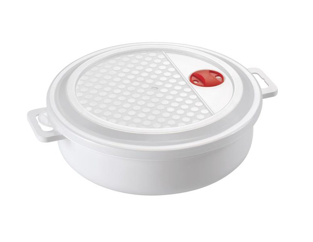 Levně heidrun DÓZA DO MIKROVLNNÉ TROUBY S VÍKEM 2L, PLAST, 23X7CM