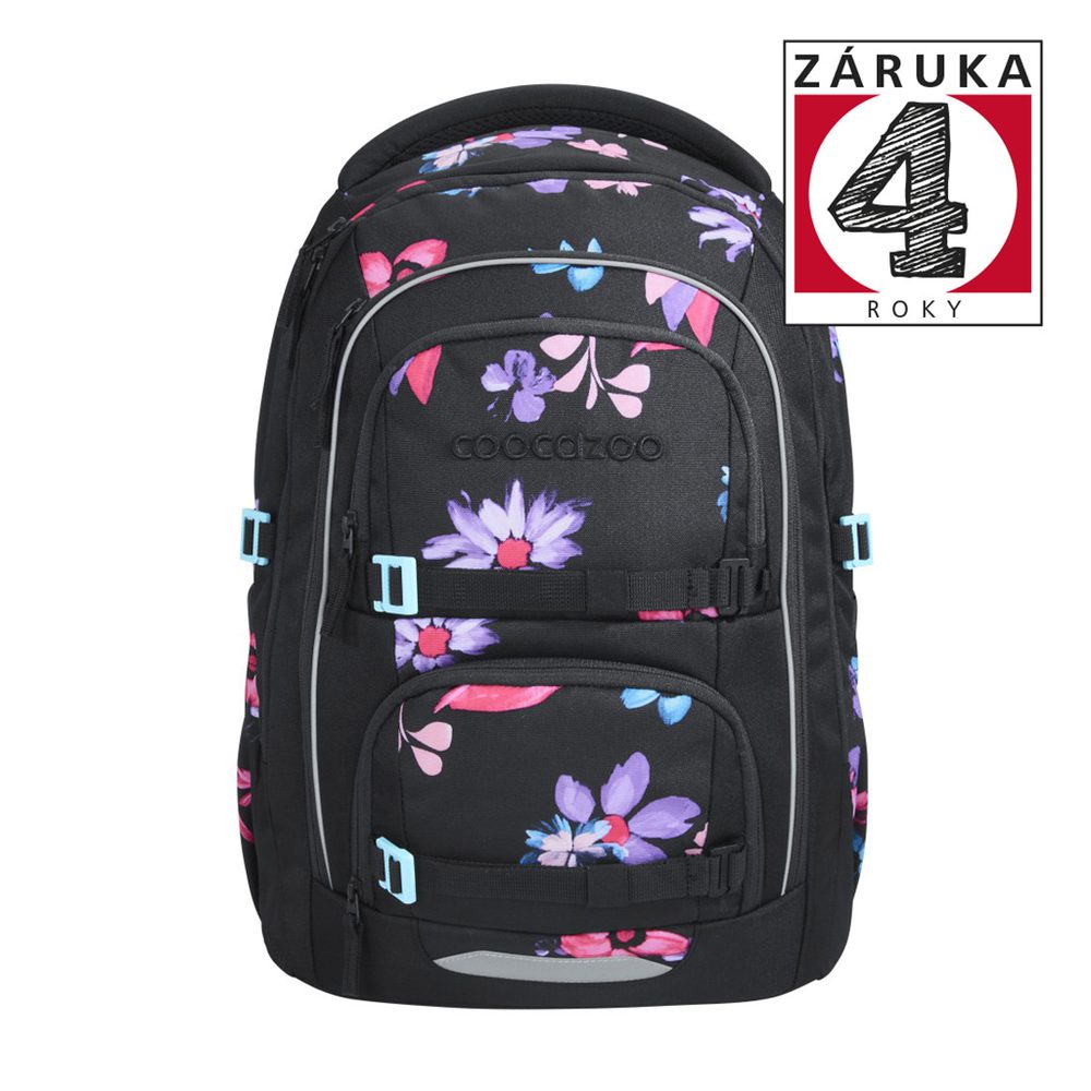 Levně Školní batoh coocazoo PORTER, Floral Artnight, AGR certifikát
