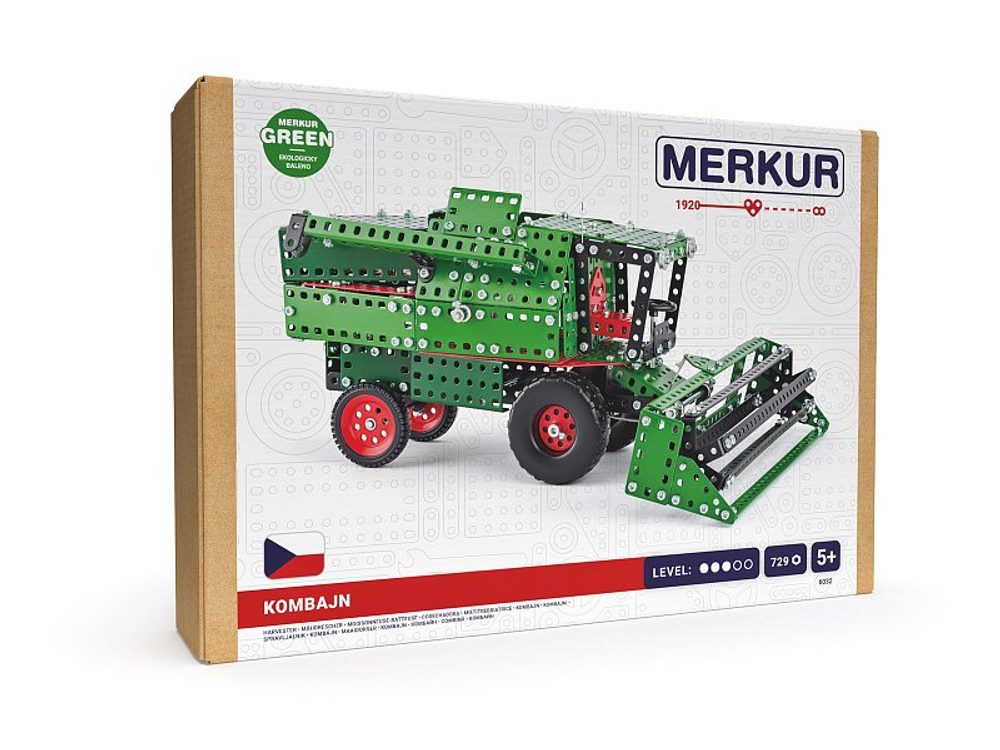 Levně MERKUR - Stavebnice Merkur - Kombajn, 731 dílků