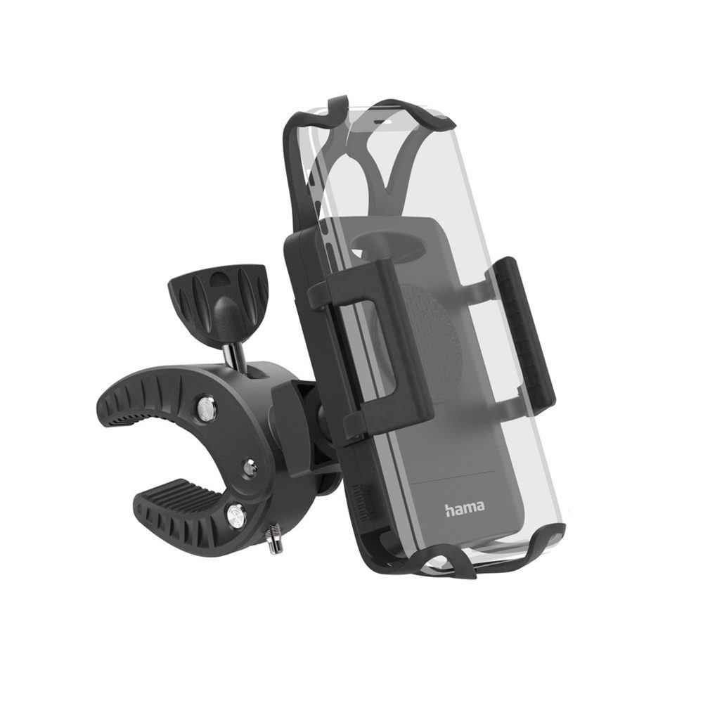 Levně Hama Strong, univerzální držák na mobil s šířkou 5-9 cm, na řídítka jízdního kola, otočný o 360°
