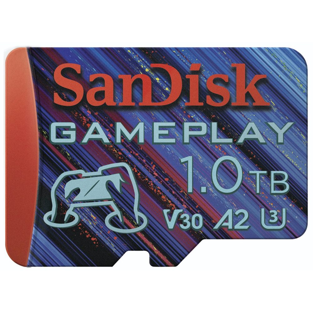 Levně SanDisk GamePlay microSDXC UHS-I Card, 1 TB Gaming microSDXC, 190 MB/s (čtení), 130 MB/s (zápis)