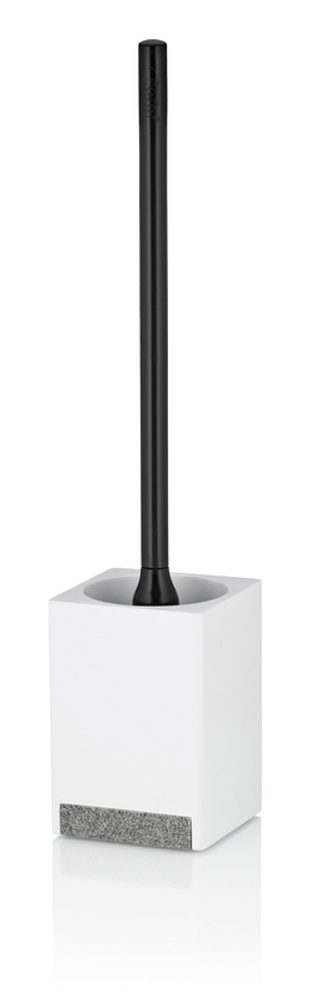 Levně KELA WC sada Cube polyresin bílá KL-23695