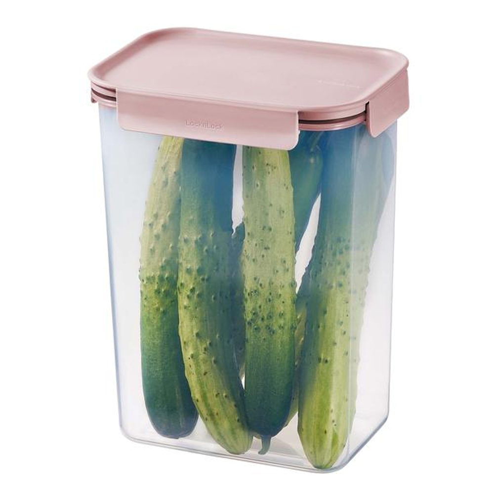 Levně LOCKNLOCK DÓZA NA POTRAVINY LnL CLASSIC PLUS 4L PP RŮŽOVÁ