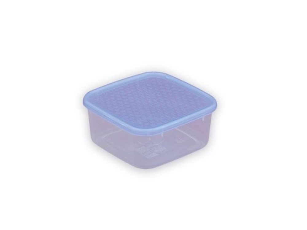Levně box 0,50l hranatý 12x12x7cm, plast