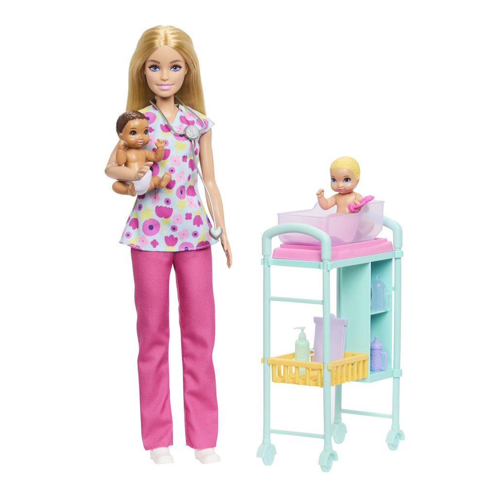 Levně Barbie herní set povolání pediatrička