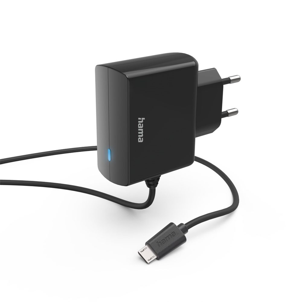 Levně Charger with Micro-USB Connection, 6 W, 1.0 m, black