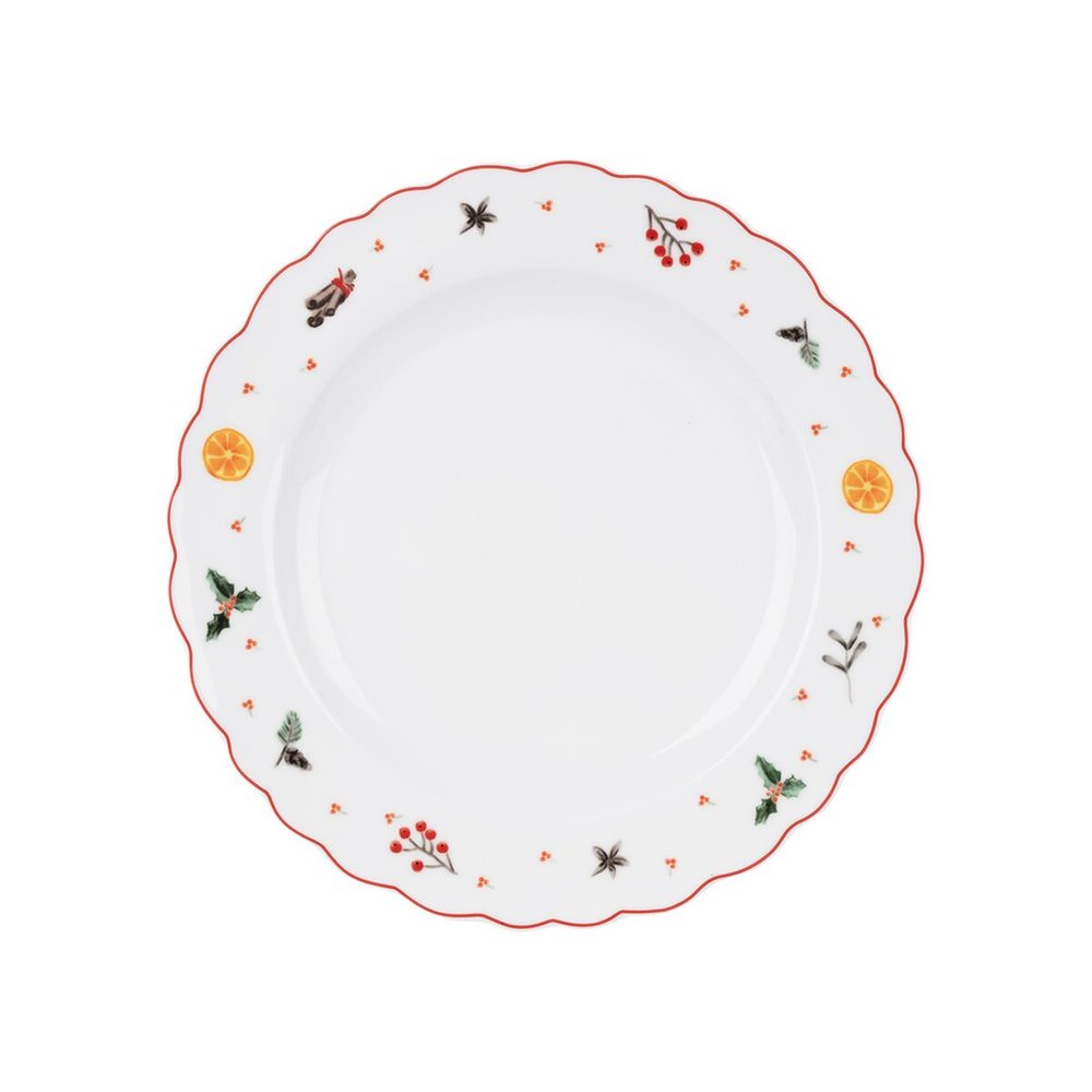 O Talíř porc. dezertní VŮNĚ VÁNOC pr. 20 cm