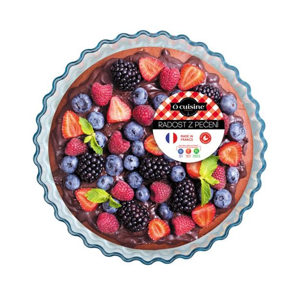 Levně OCUISINE FORMA NA KOLÁČ 27X27X3CM 1,3L BOROSILIKÁT