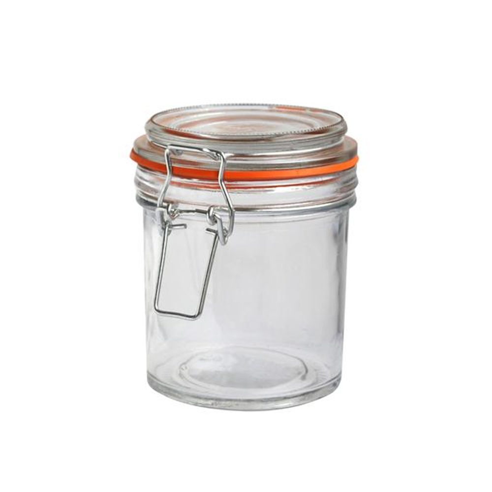 Levně TORO DÓZA S PATENTNÍM UZÁVĚREM 8,3x10cm, 290ml, sklo, guma