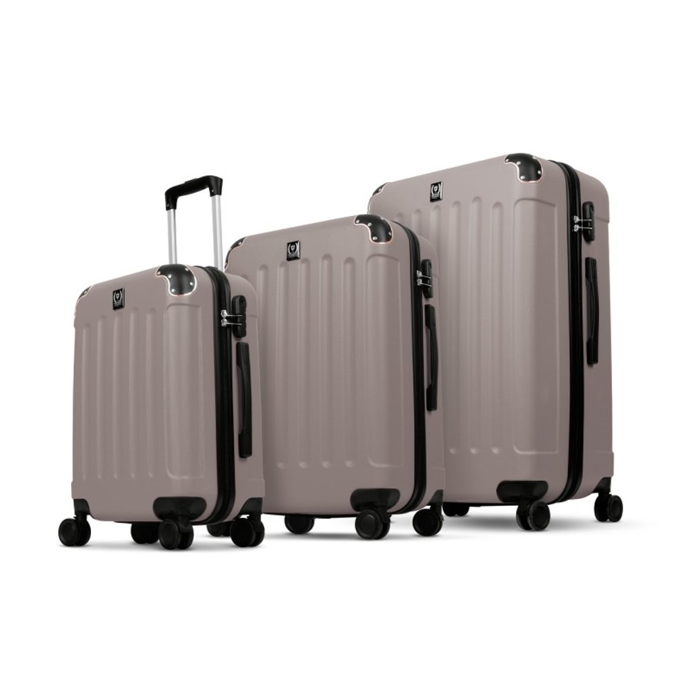 SWISS HUFEISEN Sada kufrů 3 ks šedá SF-5004