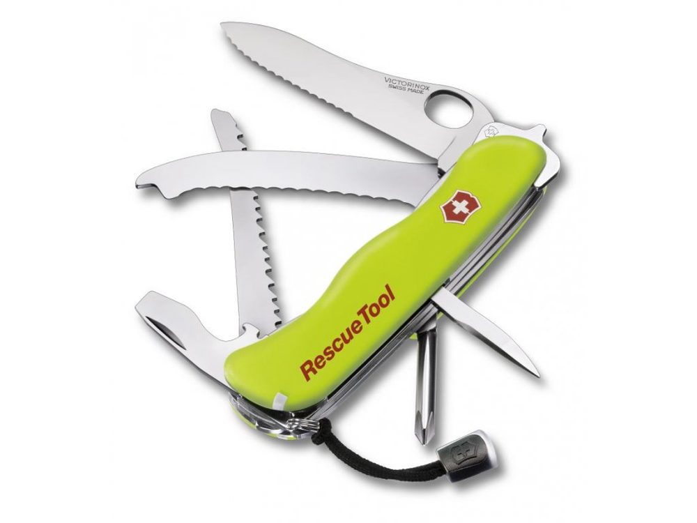 Levně nůž 15-funkcí RESCUE TOOL, zelený 111mm, VICTORINOX