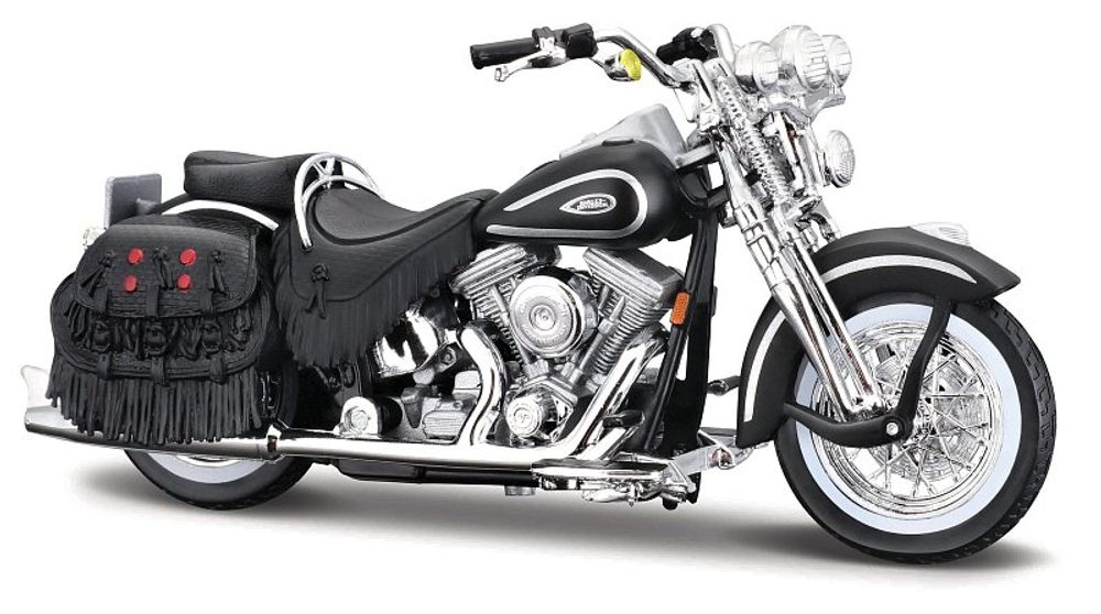 Levně Maisto - HD - Motocykl - 1999 FLSTS Heritage Softail Springer, blister box, 1:18