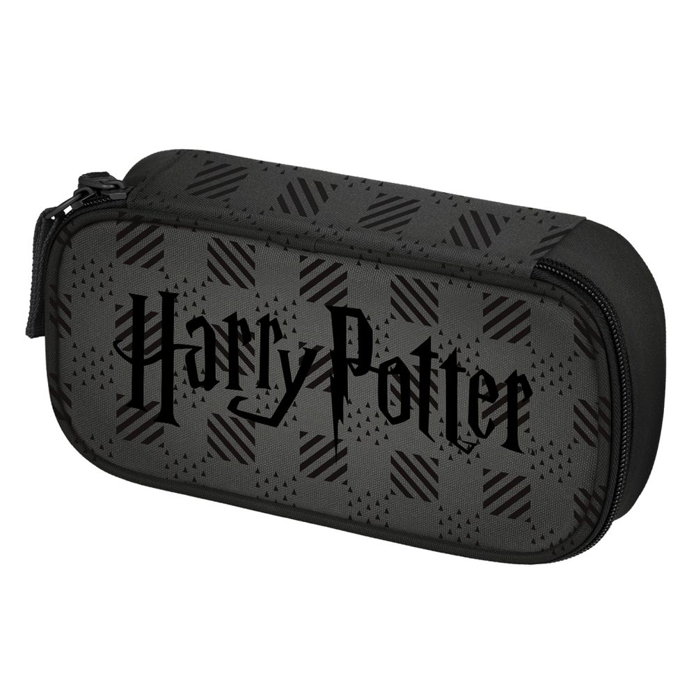 Levně BAAGL Školní penál etue Harry Potter Bradavice černý
