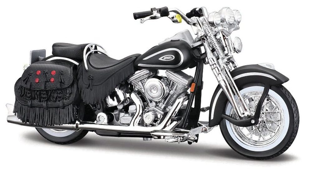Levně Maisto - HD - 1999 FLSTS Heritage Softail® Springer™, matně černá, 1:18