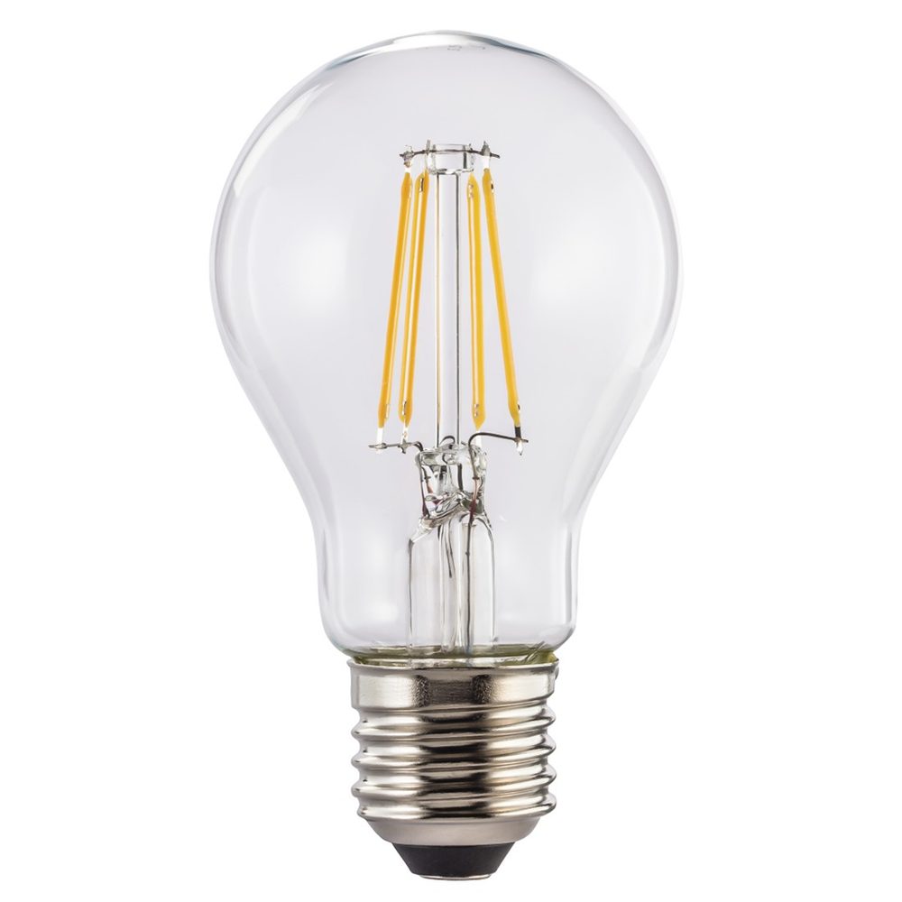 Levně Xavax LED Filament, E27, 806 lm Replaces 60 W, Incand. Bulb, warm wh., cl., Dimm.