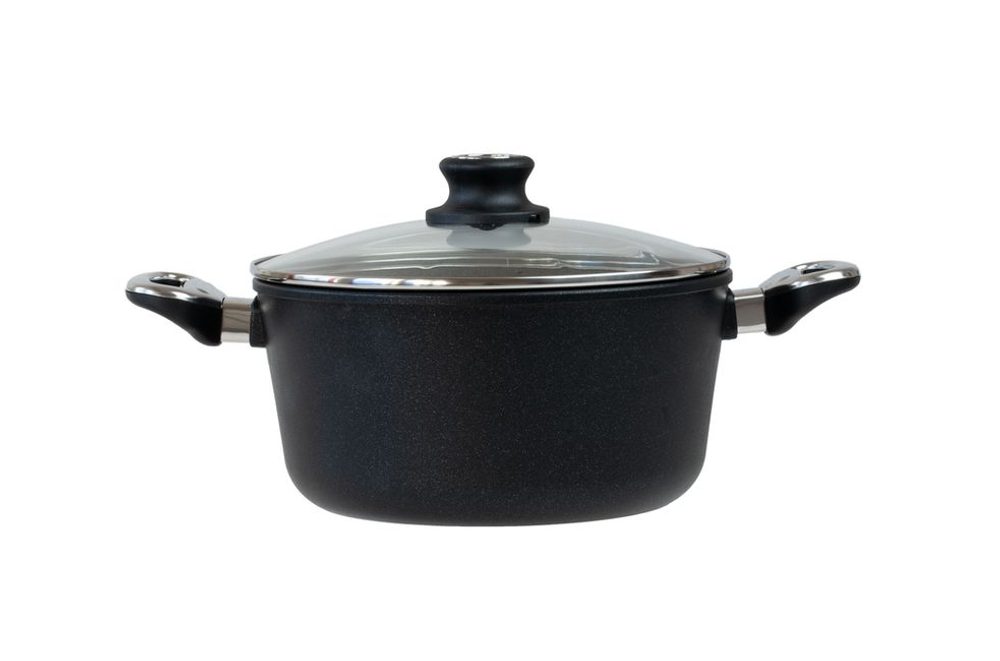 Levně hrnec d24x12,5cm+PO skl., BAF 4,2l, GIGANT litina, ind.