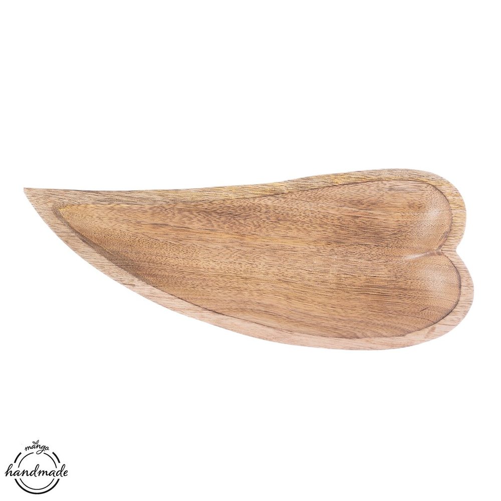 Levně Servírovací tác MANGO srdce 38x15,5 cm