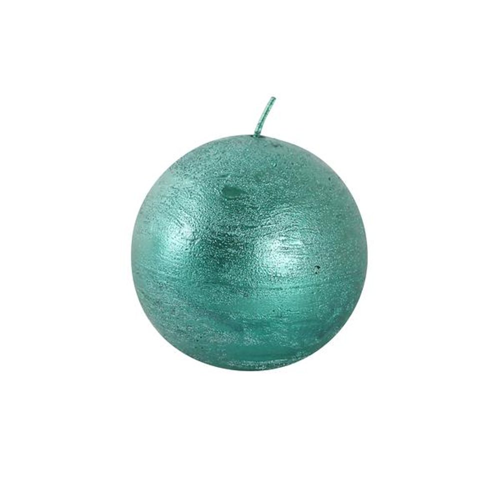 Levně TORO SVÍČKA KOULE, PRŮMĚR 8CM, ZELENÁ