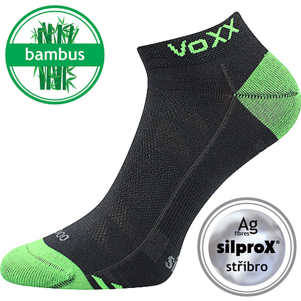 Levně VoXX Unisex bambusové ponožky Bojar - tmavě šedé - 35-38