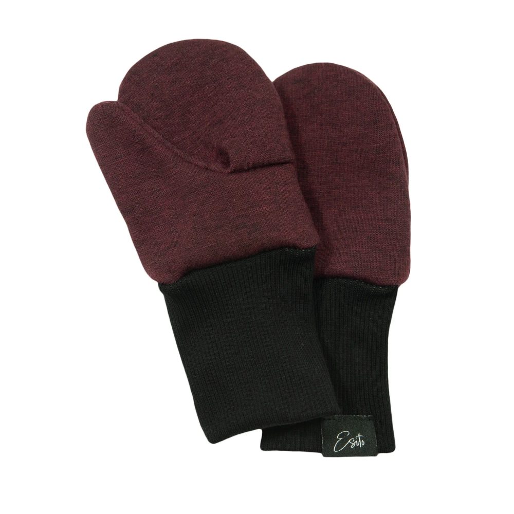 Levně ESITO Palcové rukavice zateplené Warmkeeper ZOE Garnet - vínová - 2 - 3 roky vínová