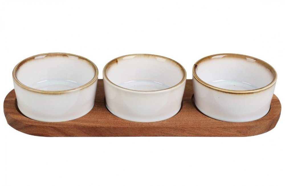Levně EXCELLENT HOUSEWARE Servírovací misky s podnosem sada 4 ks KO-278000760