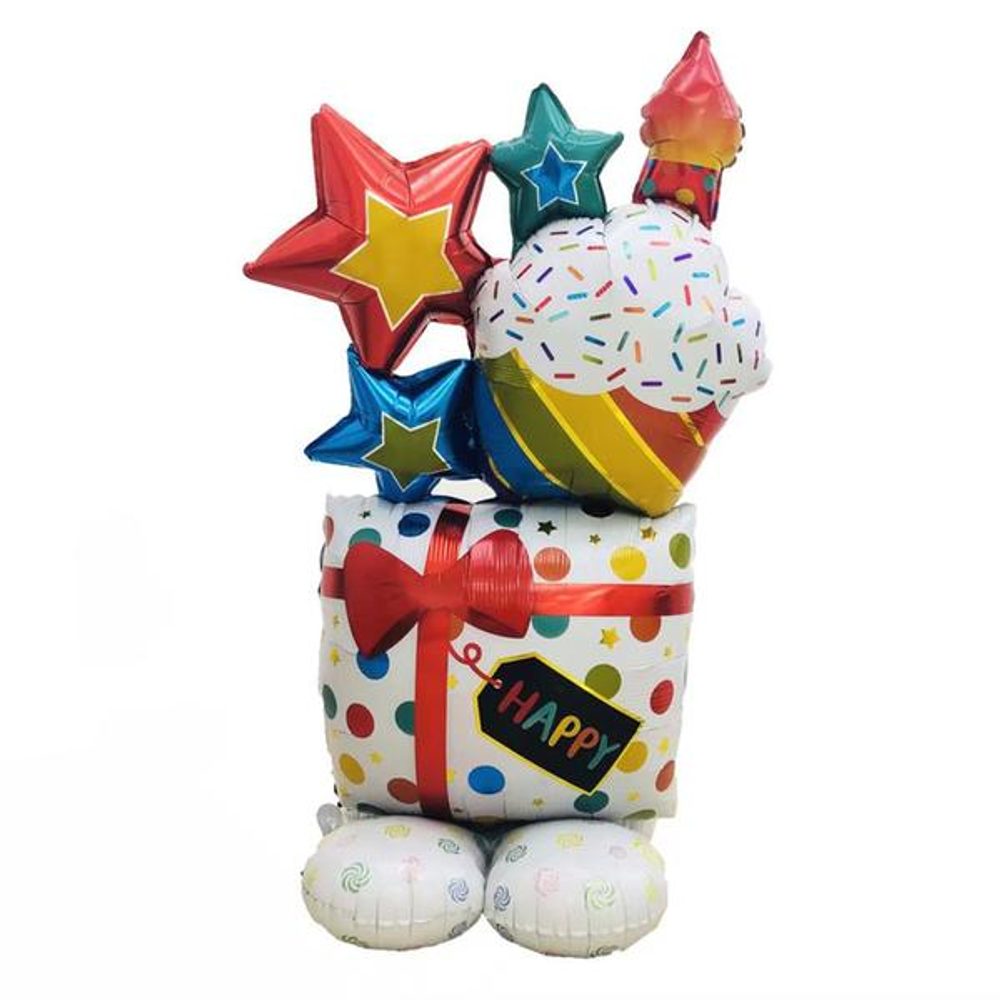 Levně TORO BALÓNEK DÁRKOVÁ KRABIČKA 3D 80X135CM FÓLIE