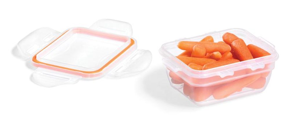 Levně LOCKNLOCK DÓZA "EASY MATCH" OBDÉLNÍKOVÁ 170ML, ORANŽOVÁ