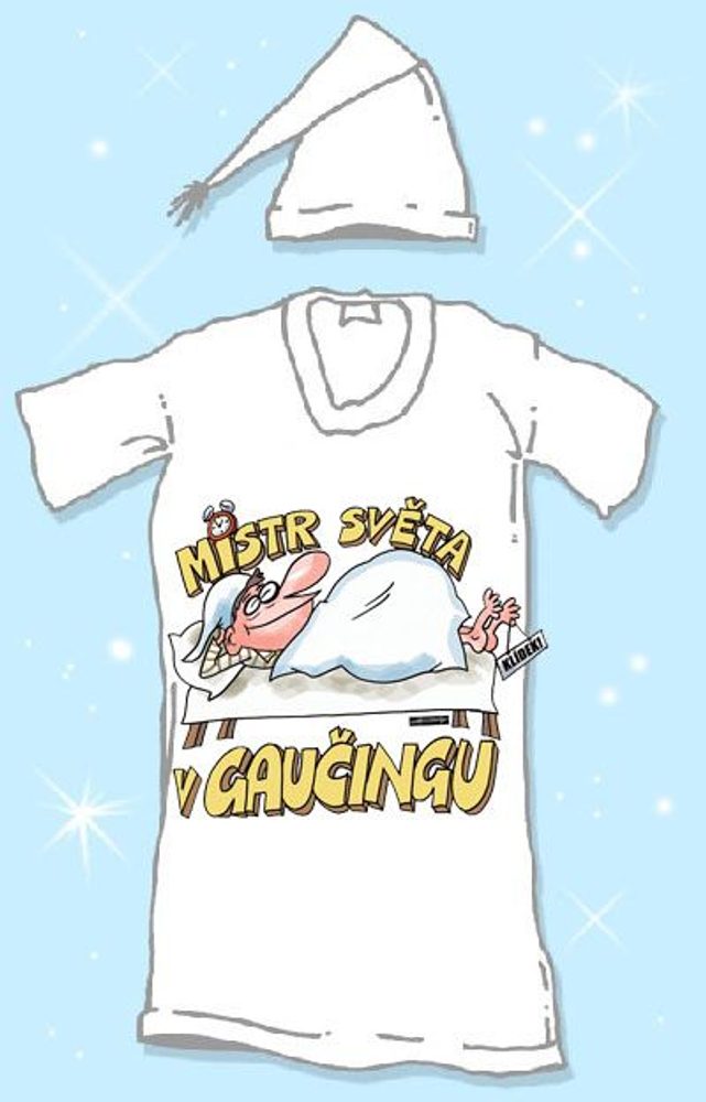 Noční košile - Mistr světa v gaučingu - 3XL
